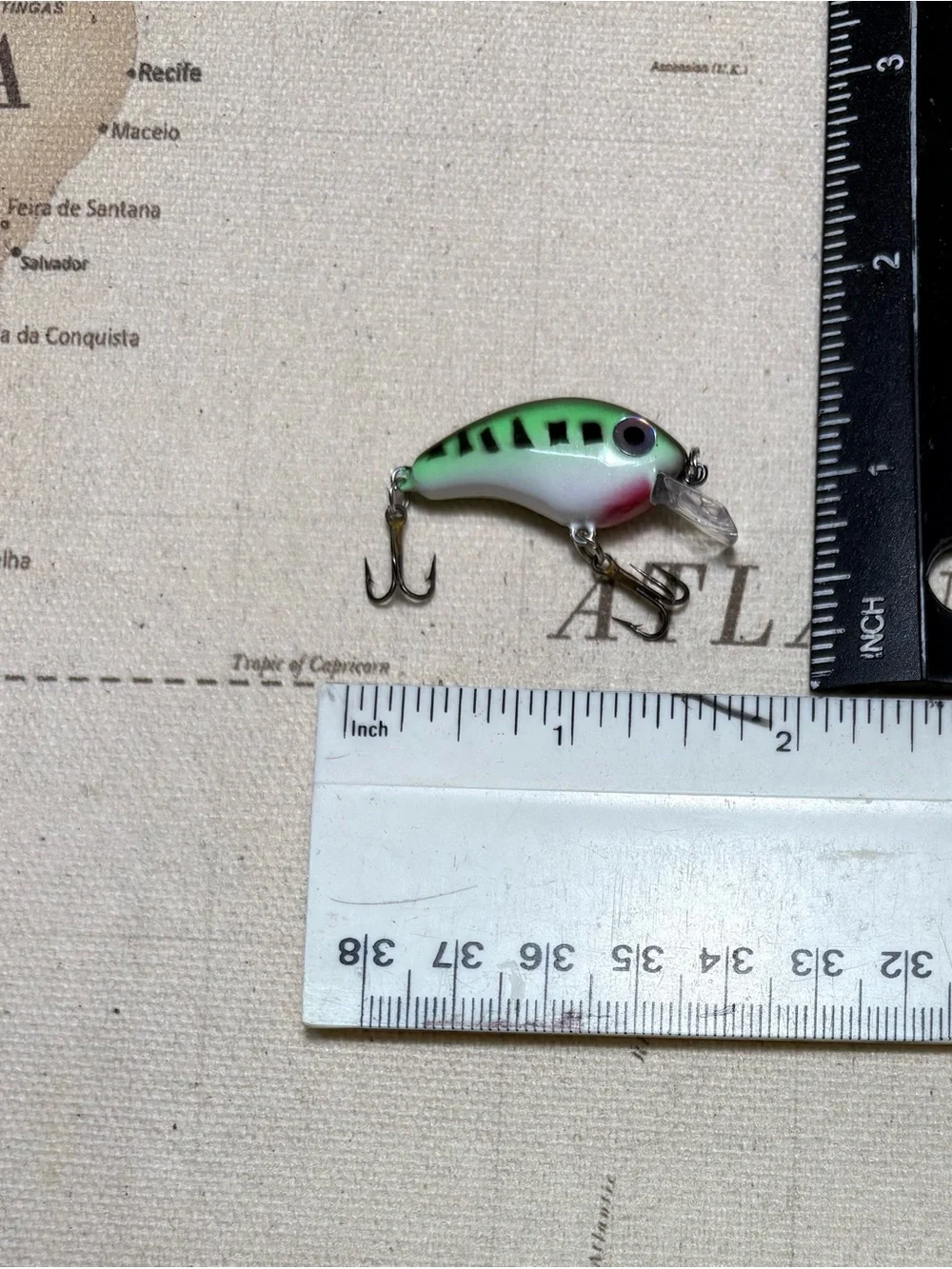 Strike King•Bitsy•Pond•Minnow•Ultra-Light•Fresh Water•Floating Crankbait•3•NWOT